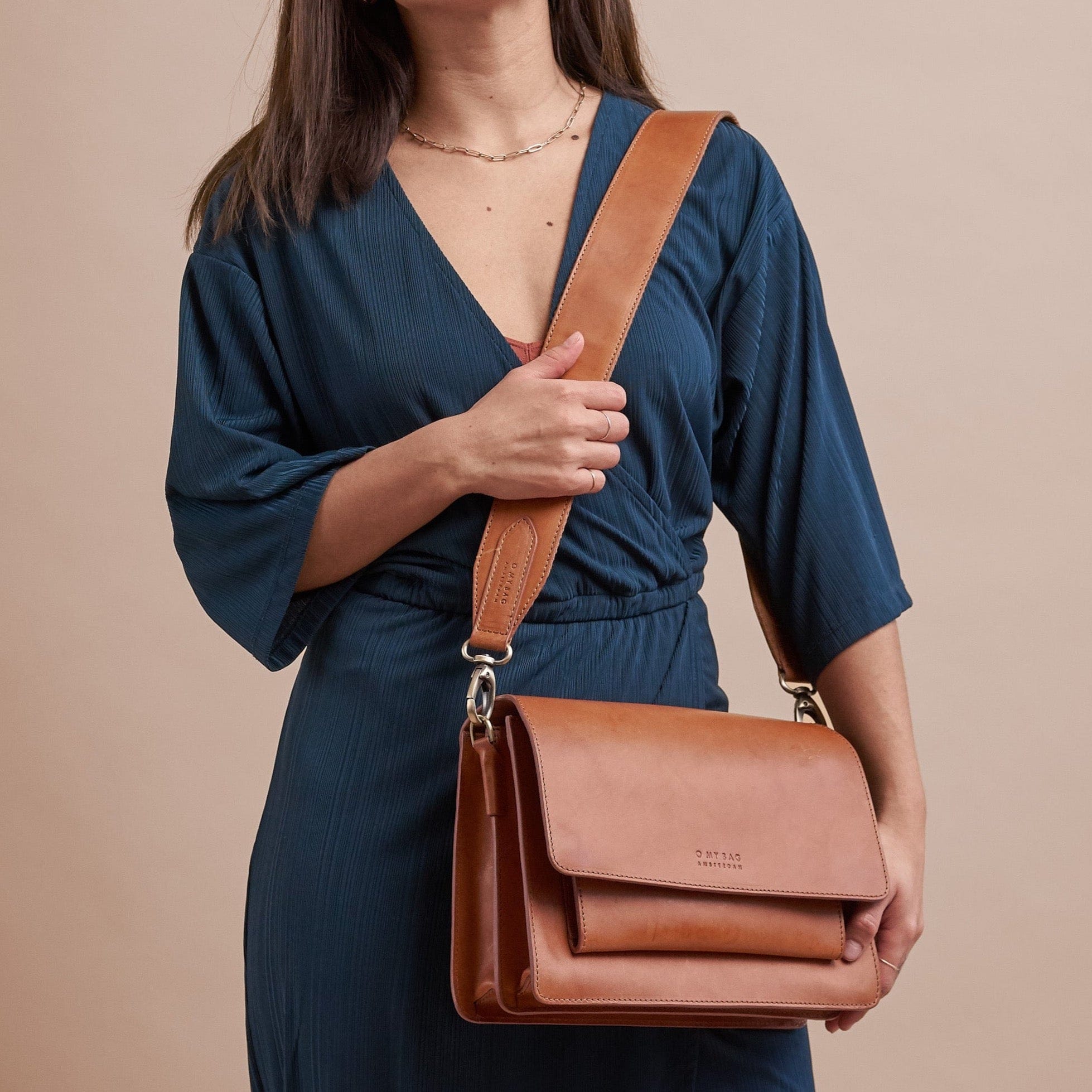 Harper Tasche - Leder Cognac