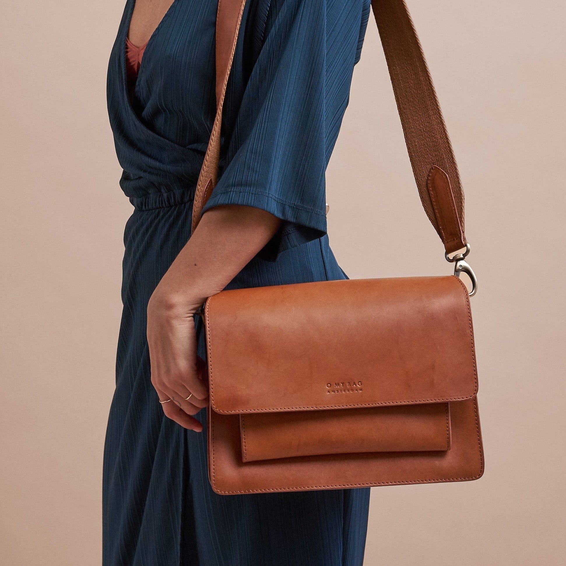 Harper Tasche - Leder Cognac