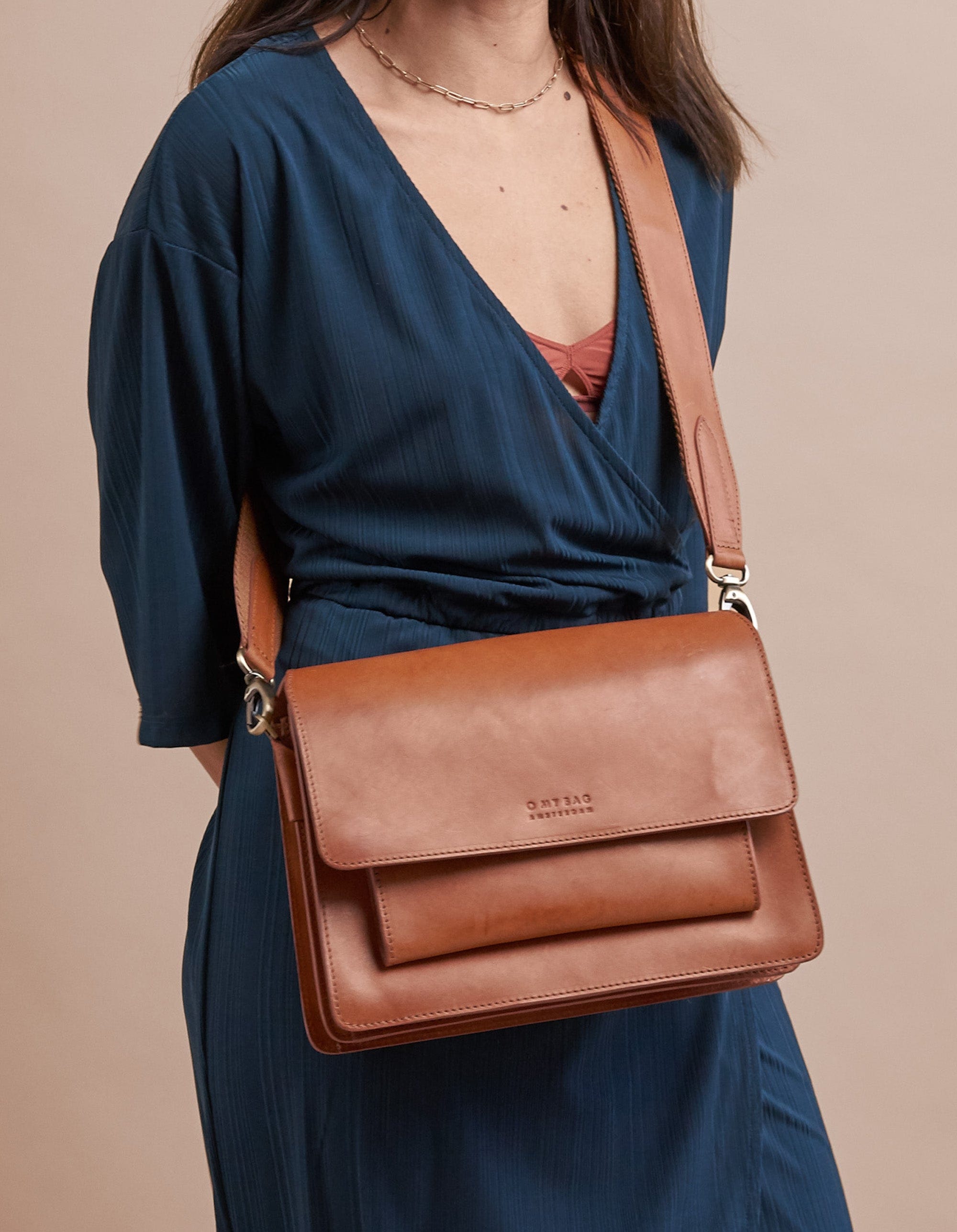 Harper Tasche - Leder Cognac