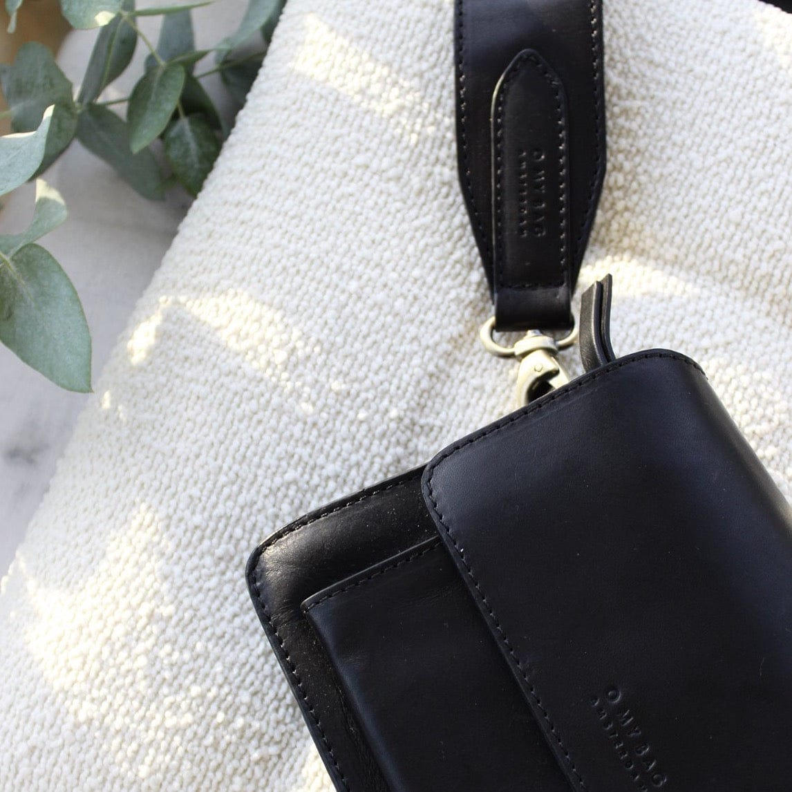 Harper mini Tasche - Leder Schwarz