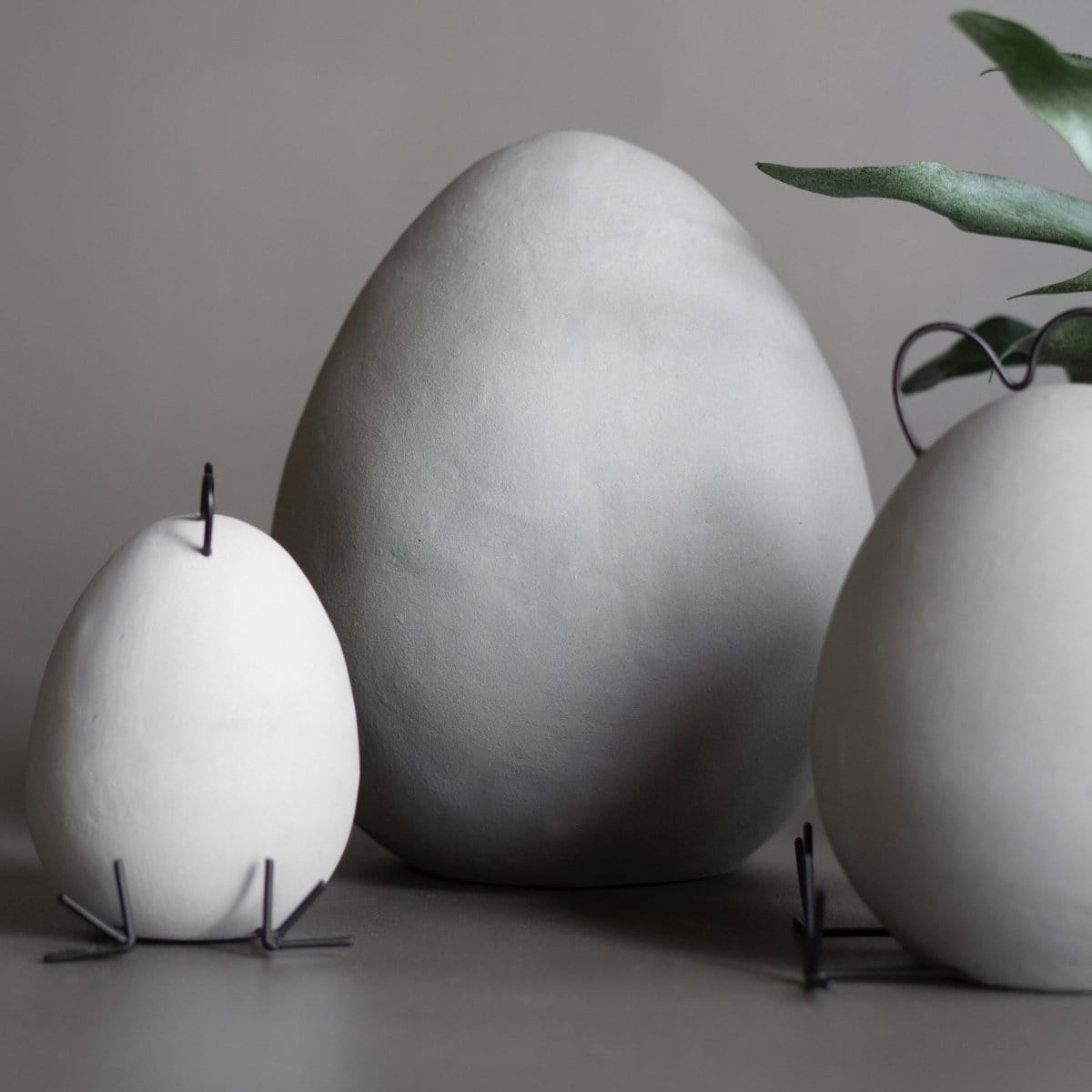 Heavy Hen aus Beton - grau