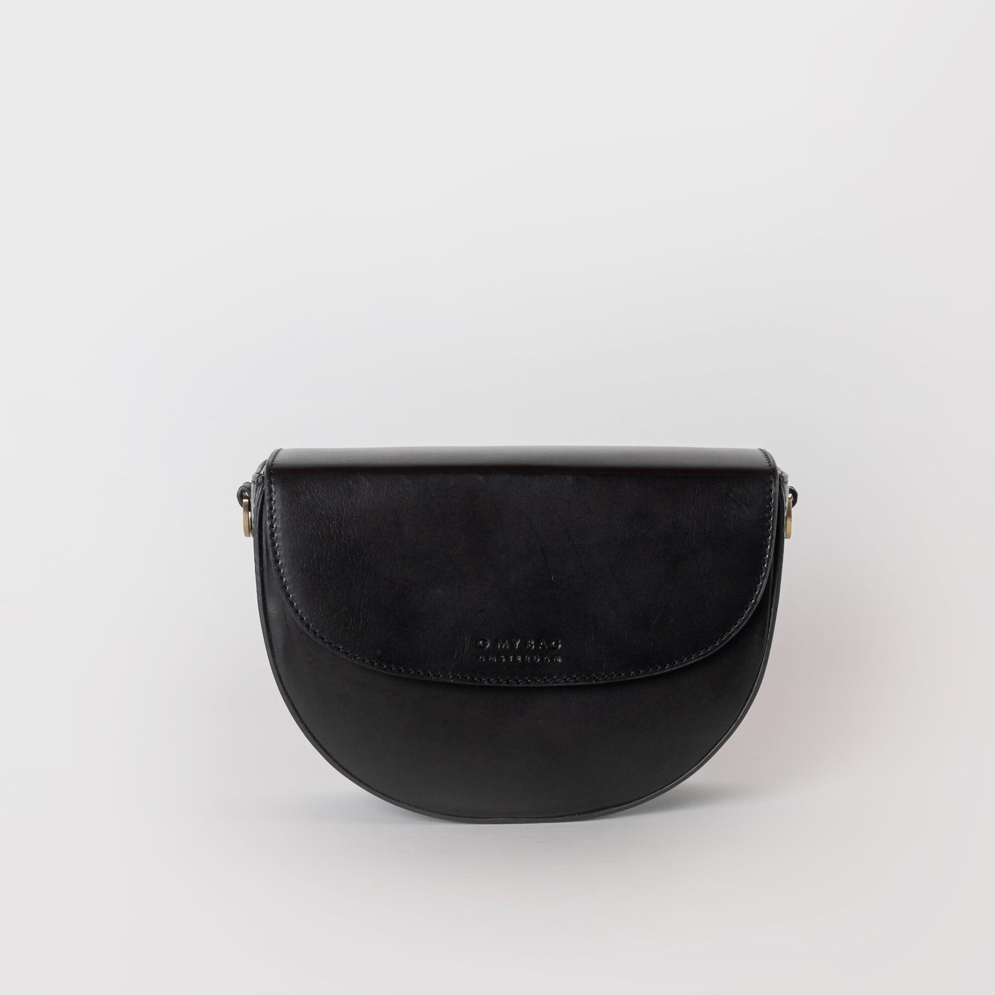 Ava Tasche - Leder Schwarz mit 2 Straps