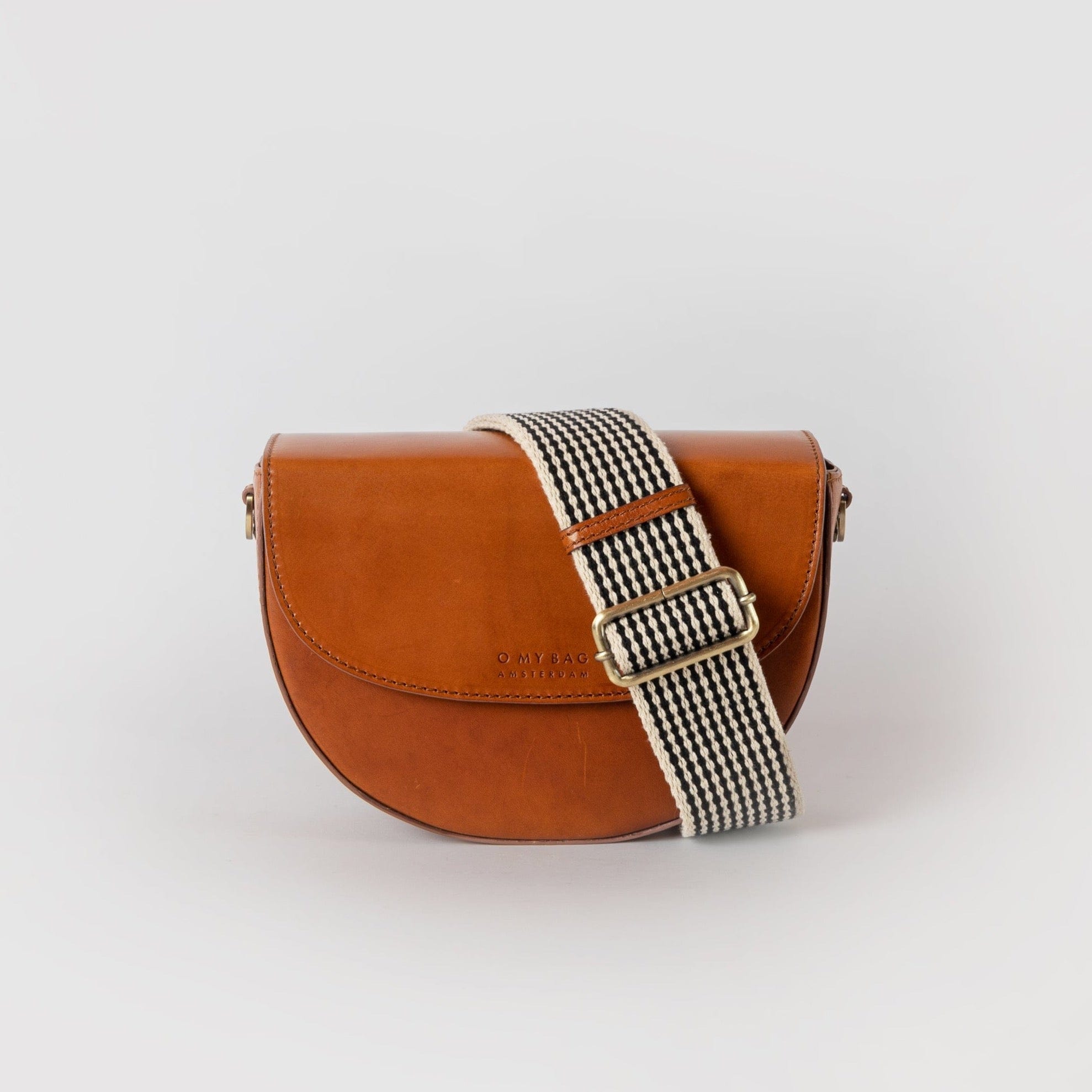 Ava Tasche - Leder Cognac mit 2 Straps