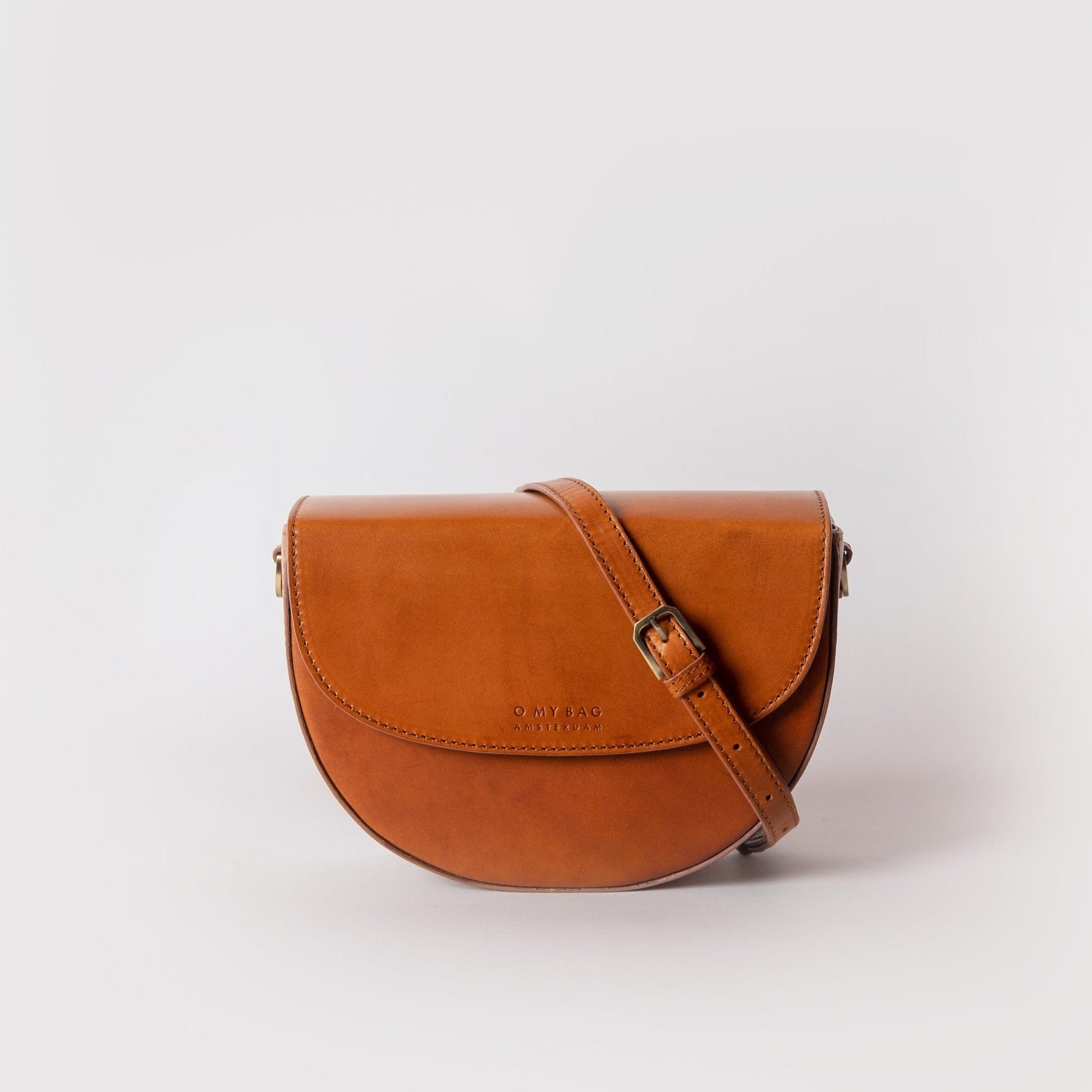 Ava Tasche - Leder Cognac mit 2 Straps