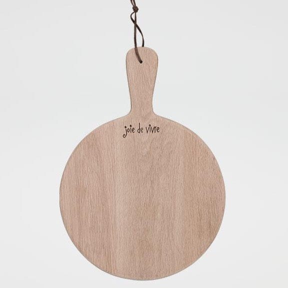 Servier- & Schneidebrett mit Griff aus Eiche