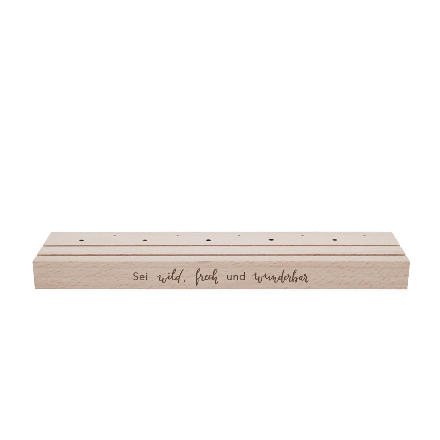 Eulenschnitt Kartenständer Blumenständer aus Holz
