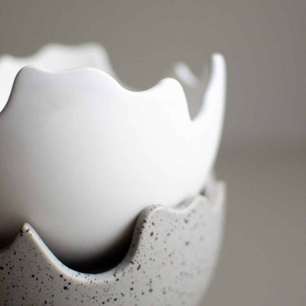 Happy Easter Schale / Übertopf - weiß