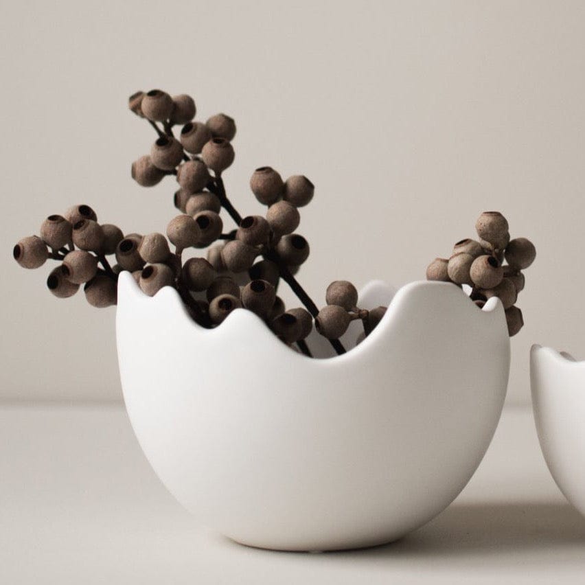 Happy Easter Schale / Übertopf - weiß