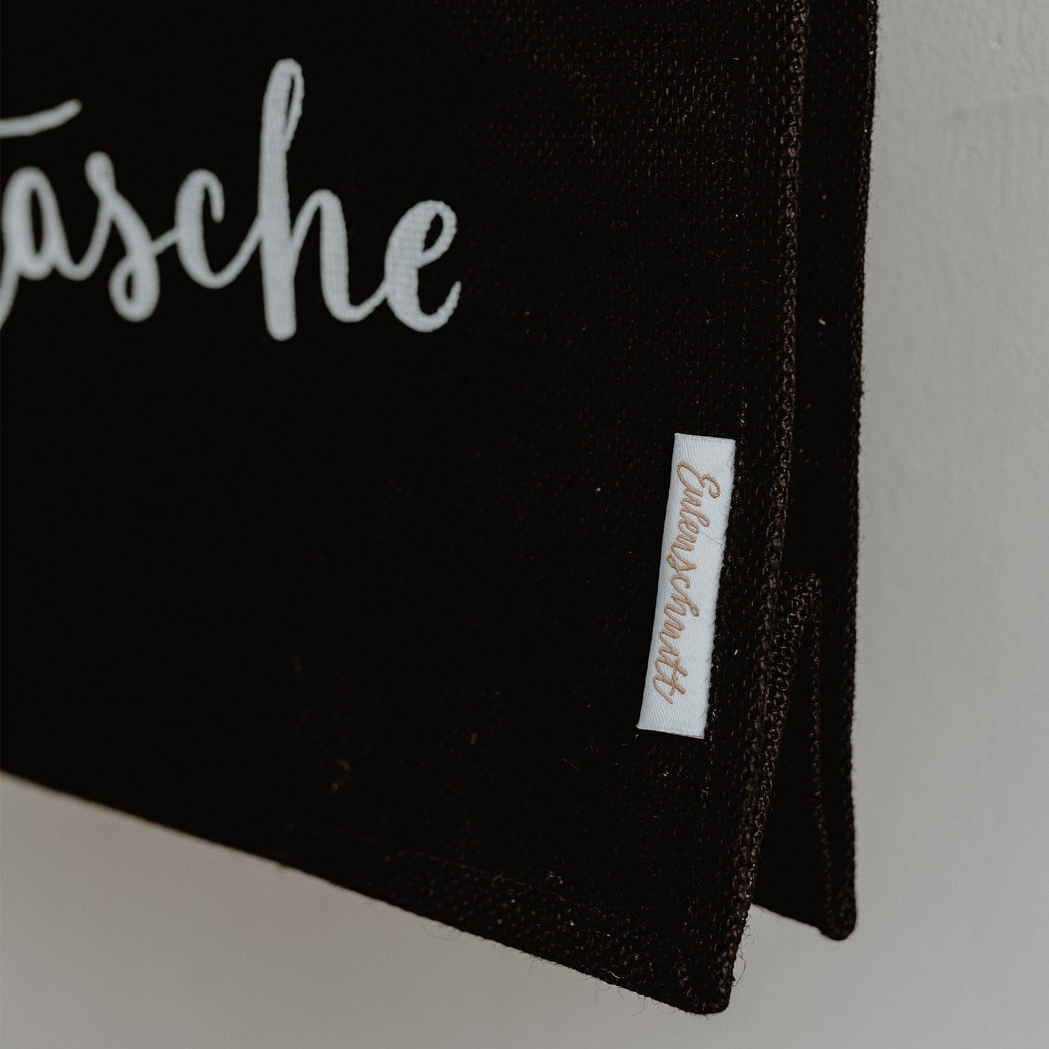 Jute Shopper Markttasche - schwarz