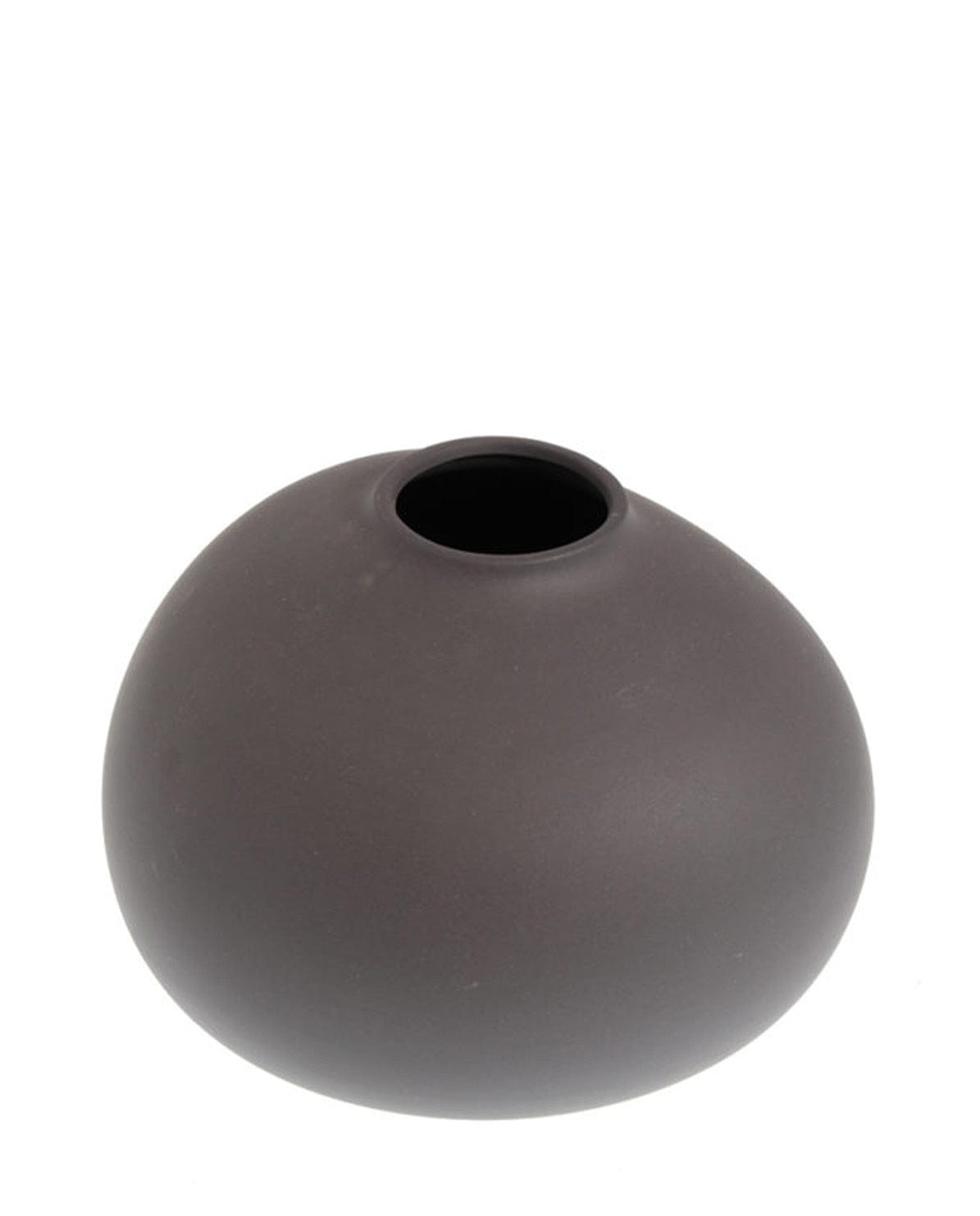 Vase Kaella Anthrazit rund Skandi Storefactory