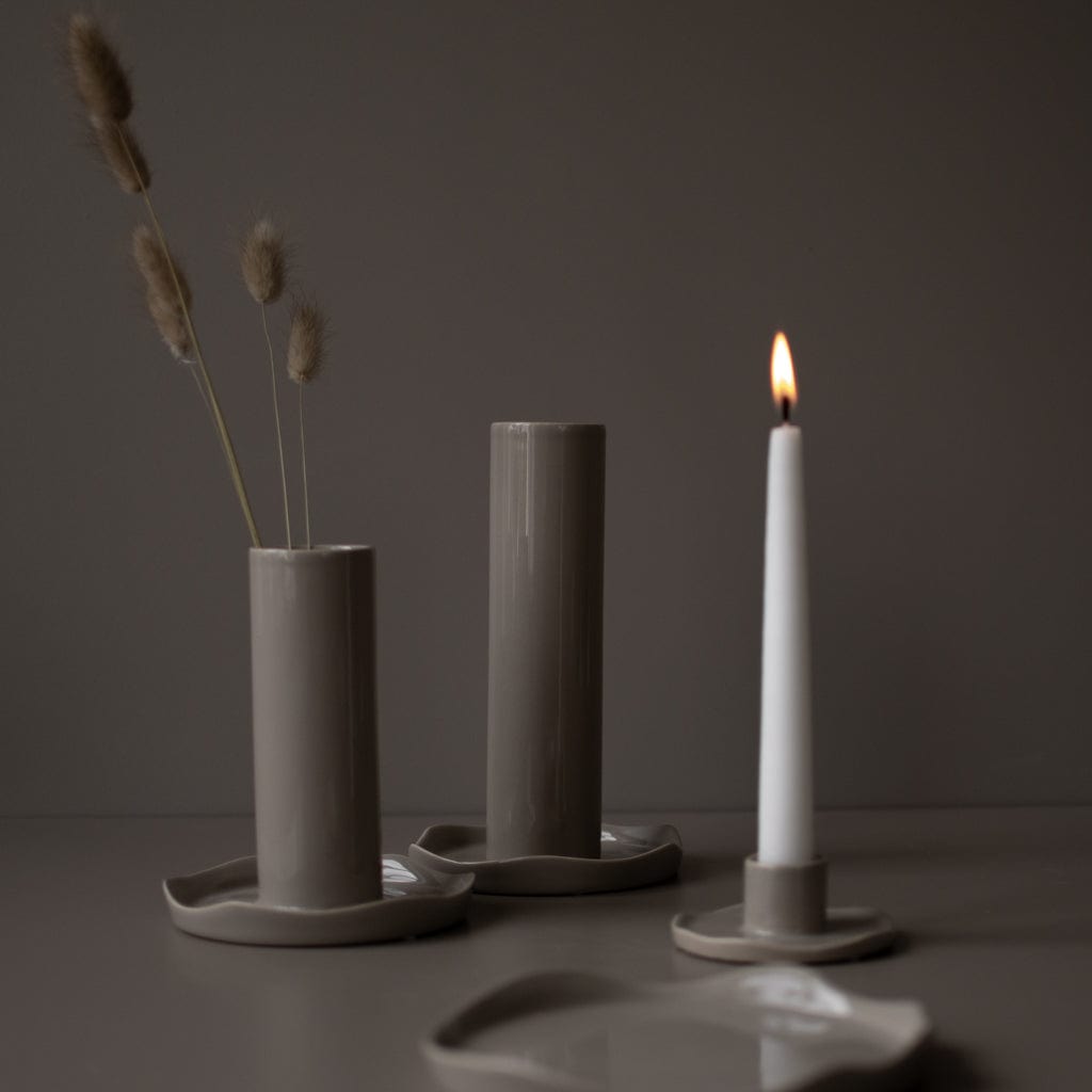 OUTLET Vase Wave S - shiny mole