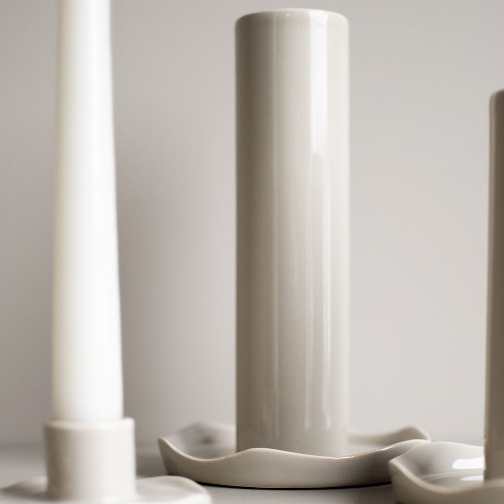 OUTLET Vase Wave L - shiny mole