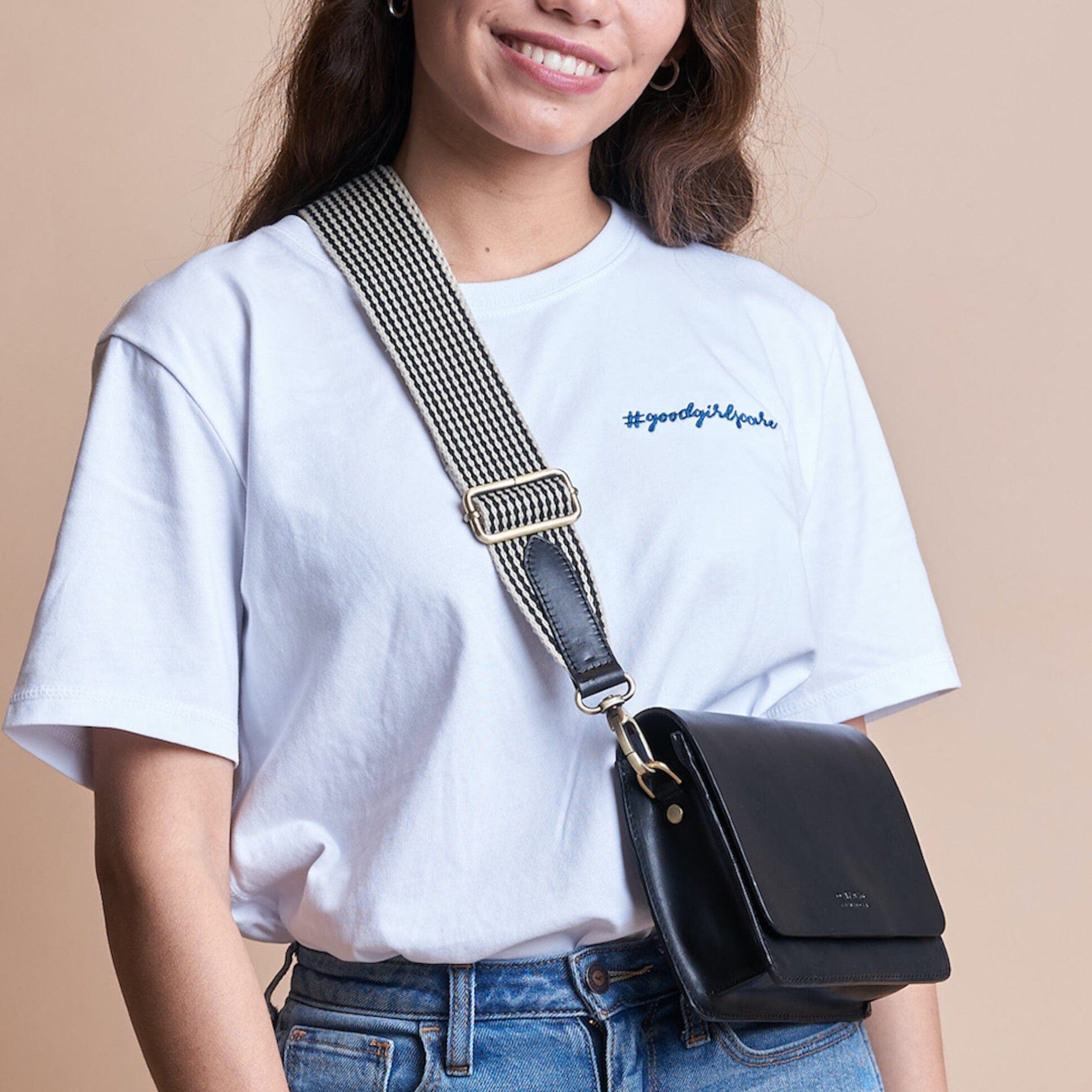 Taschengurt Checkered - Schwarz