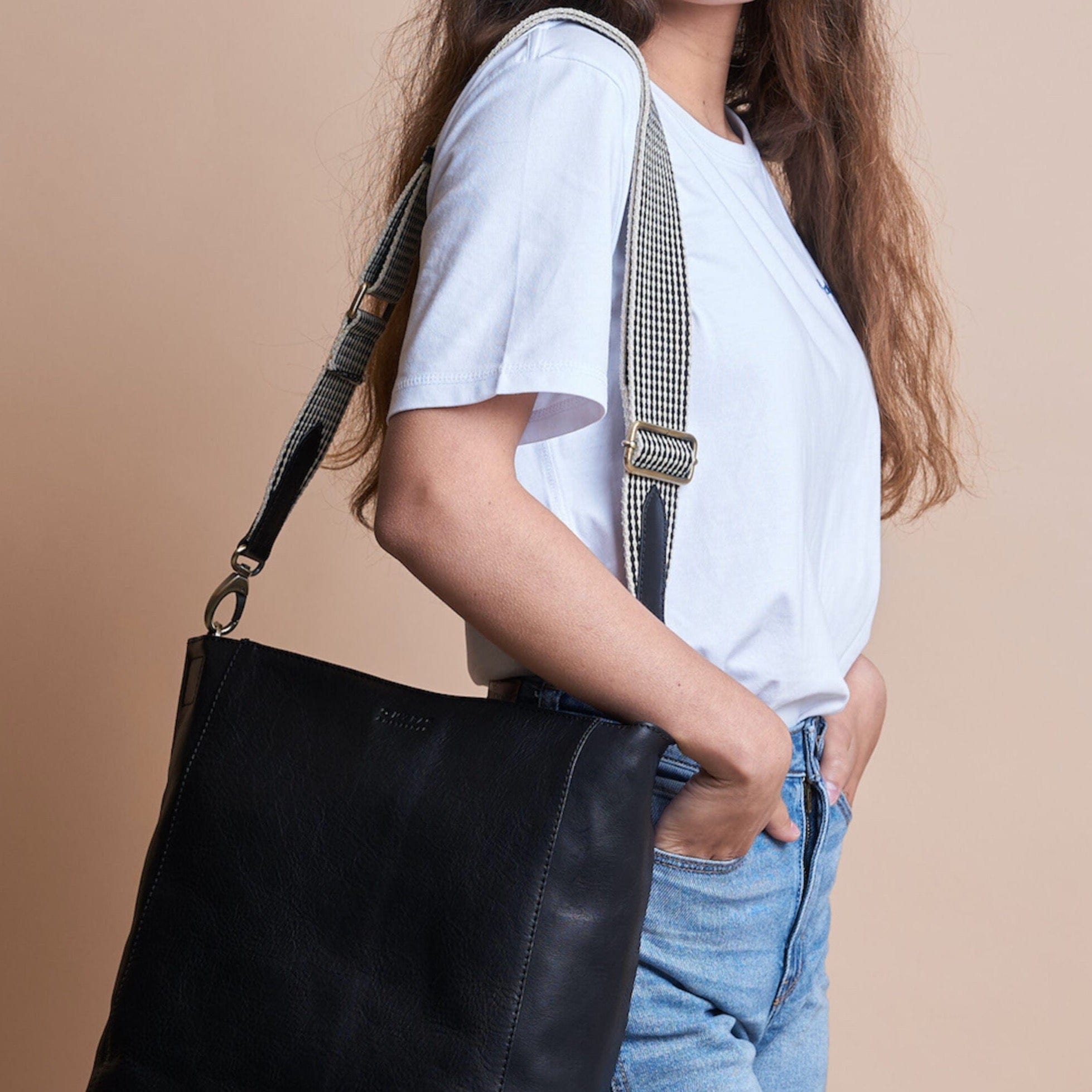 Taschengurt Checkered - Schwarz