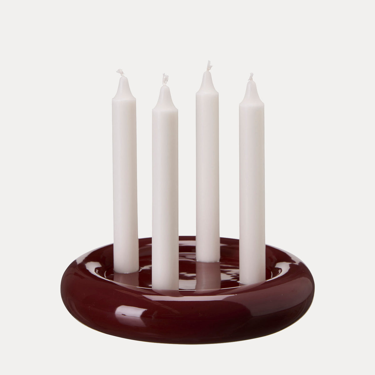 Kerzenhalter Amara - burgundy