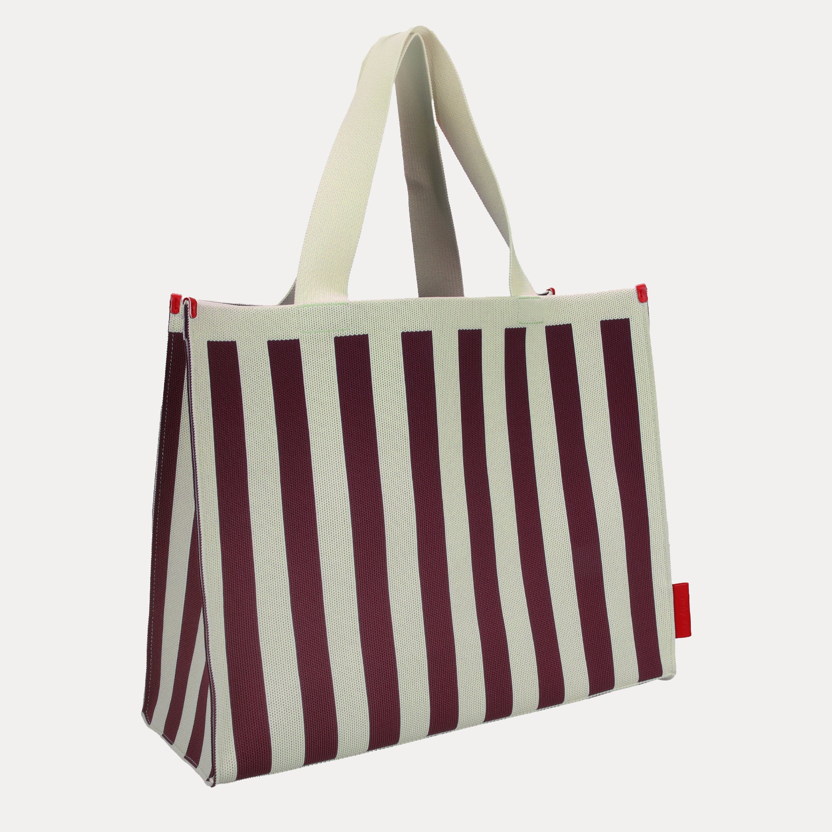 Knitted Shopper - mist & fig