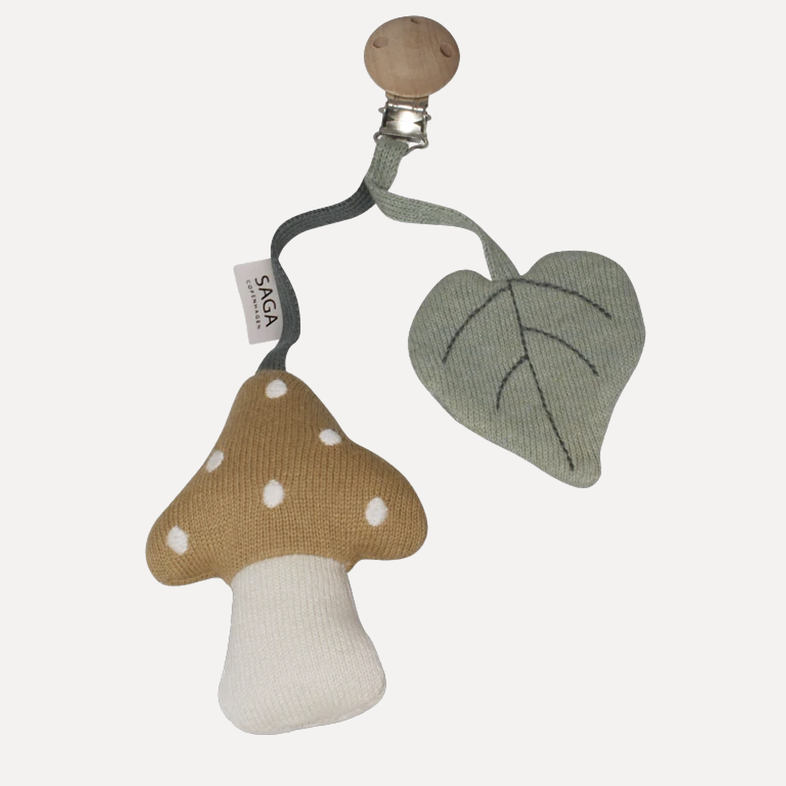 Kinderwagenkette Pilz & Blatt