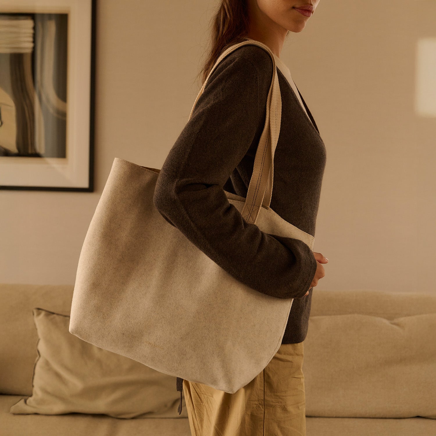 Orime Shopper - sand