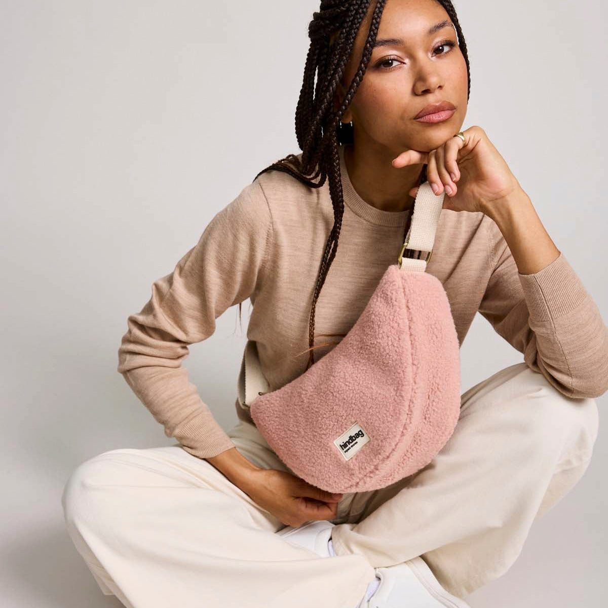 Andrea Umhängetasche - teddy puderrosa