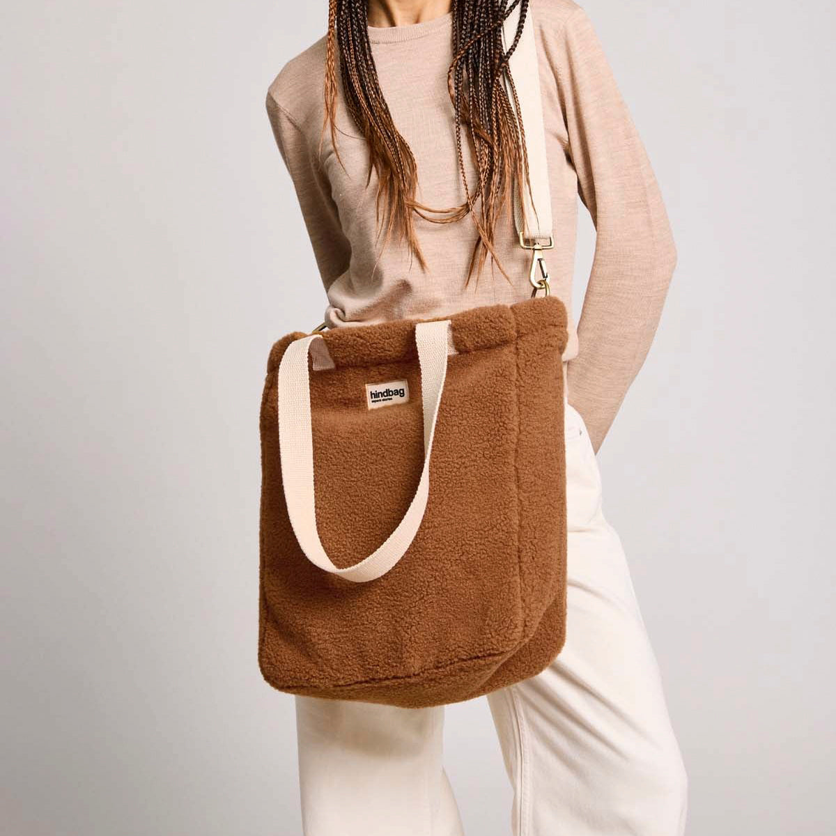 Paul Tragetasche - teddy braun