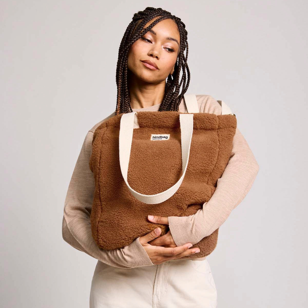 Paul Tragetasche - teddy braun