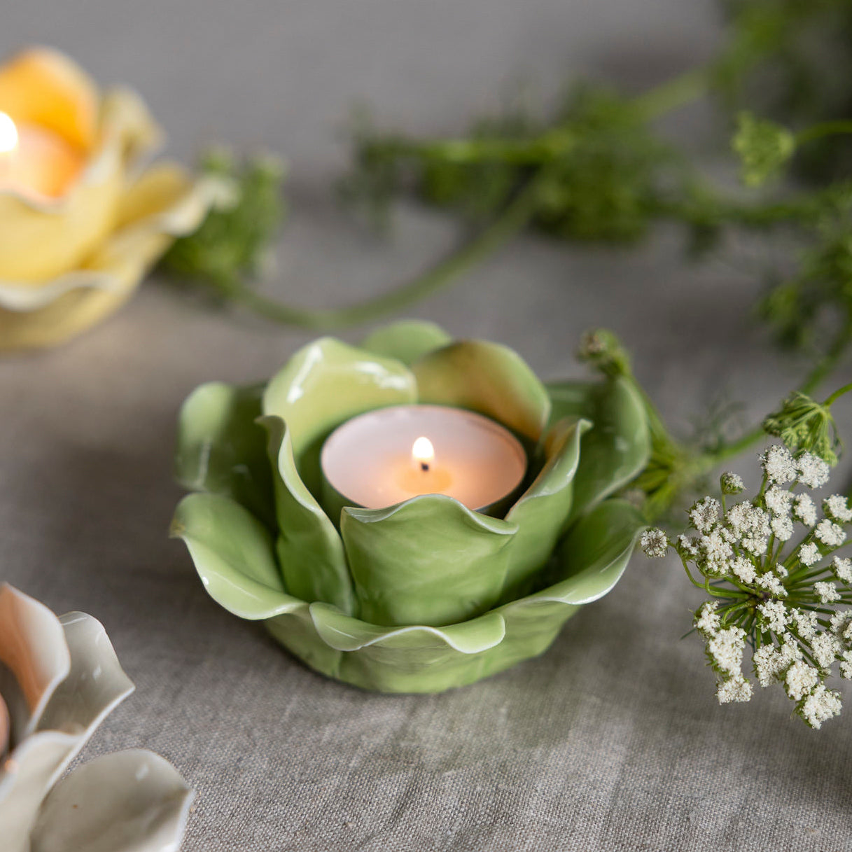 Kerzenhalter Grönska - hellgrün
