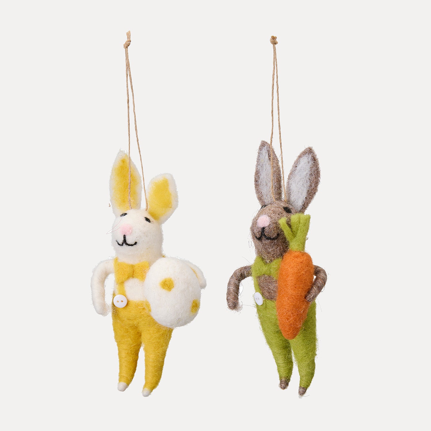 Filzanhänger Hase mit Fliege