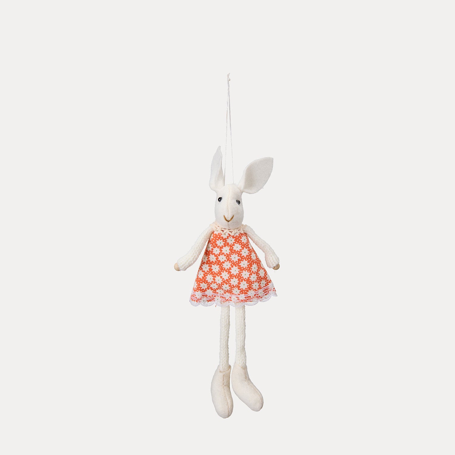 Filzanhänger Hase Siv mit Kleid