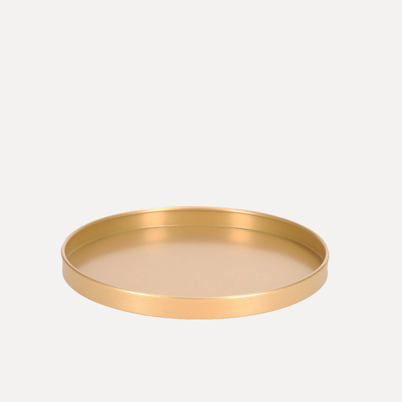 Tablett rund - gold