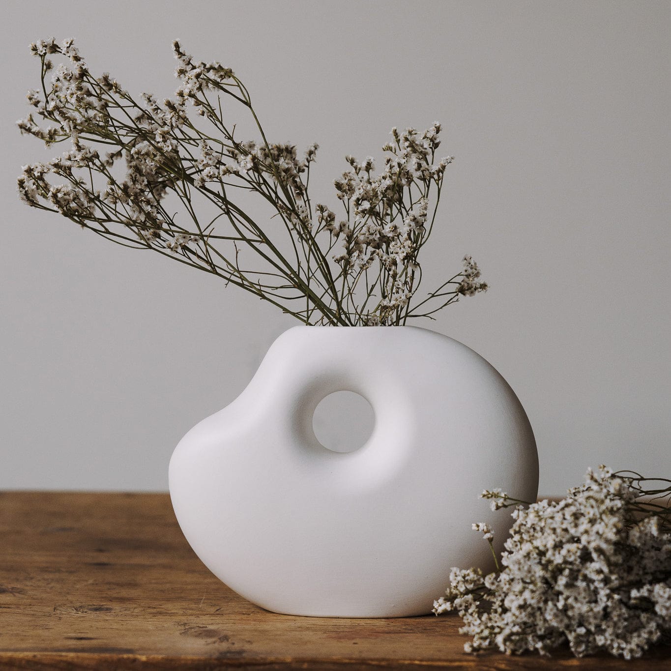 Vase Lunden - weiß