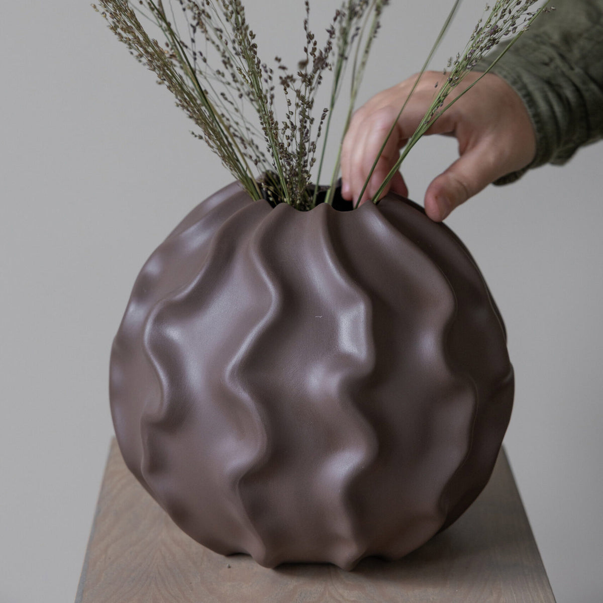 Vase Malmbäck - braun