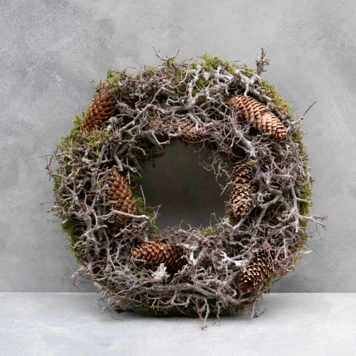 Kranz Bonsai Moos Zapfen