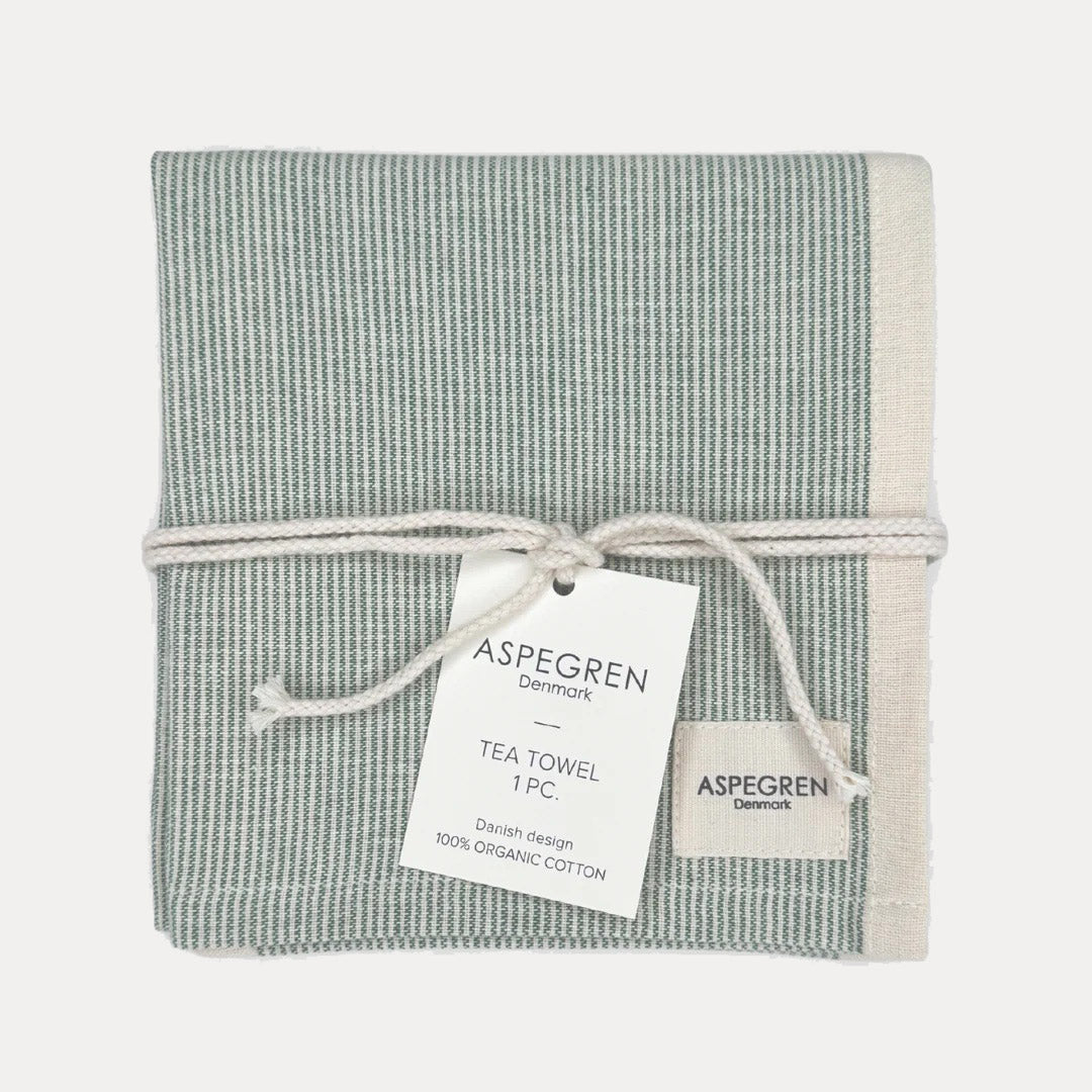 Geschirrtuch Pinstripe - Spinach