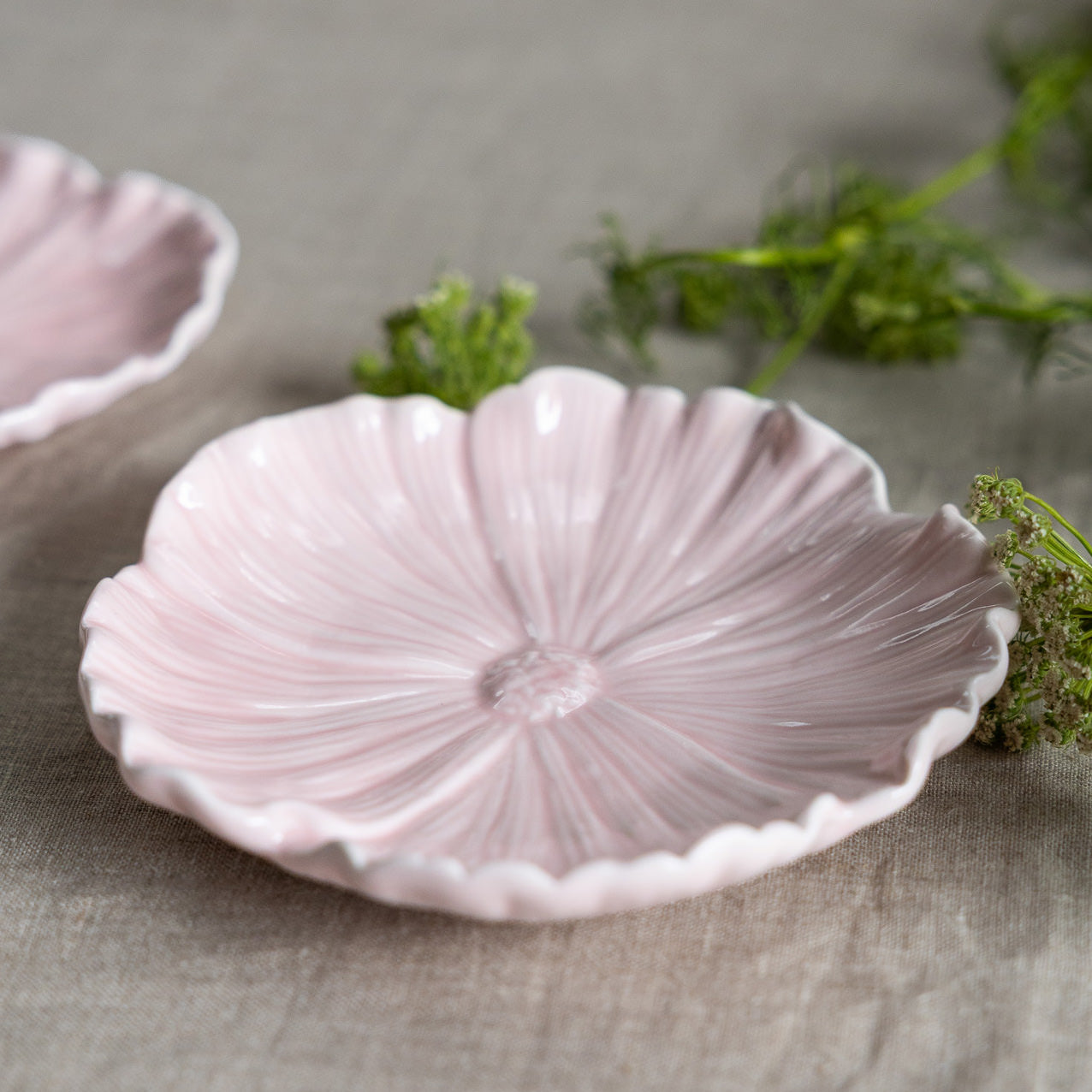 Teller Blomster - rosa