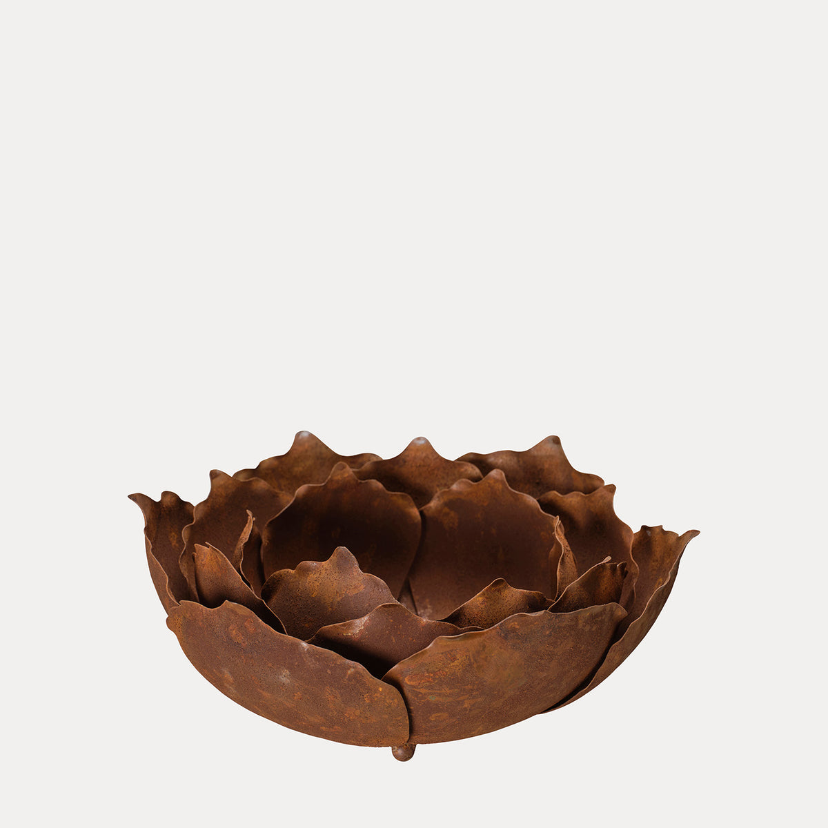 Kerzenschale Anemone - Rost