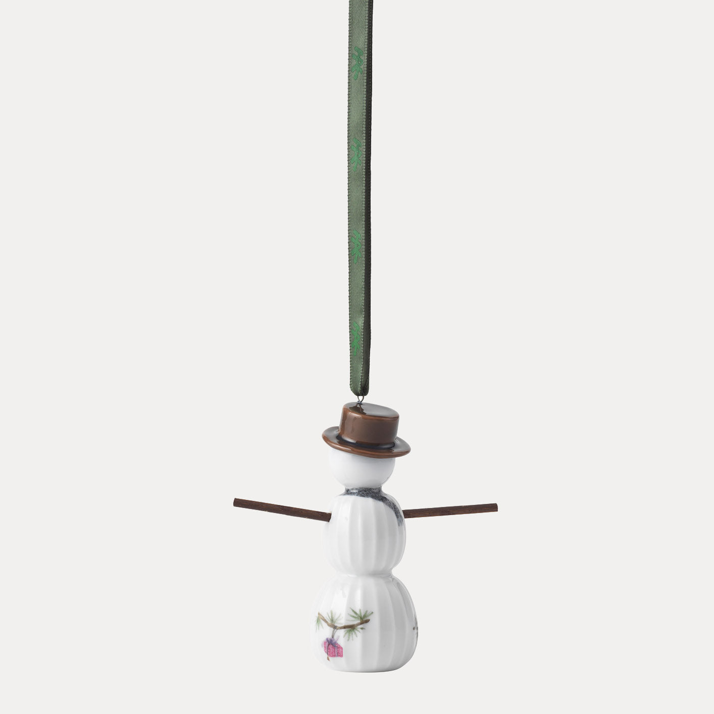 Hammershøi Schneemann Anhänger - weiß