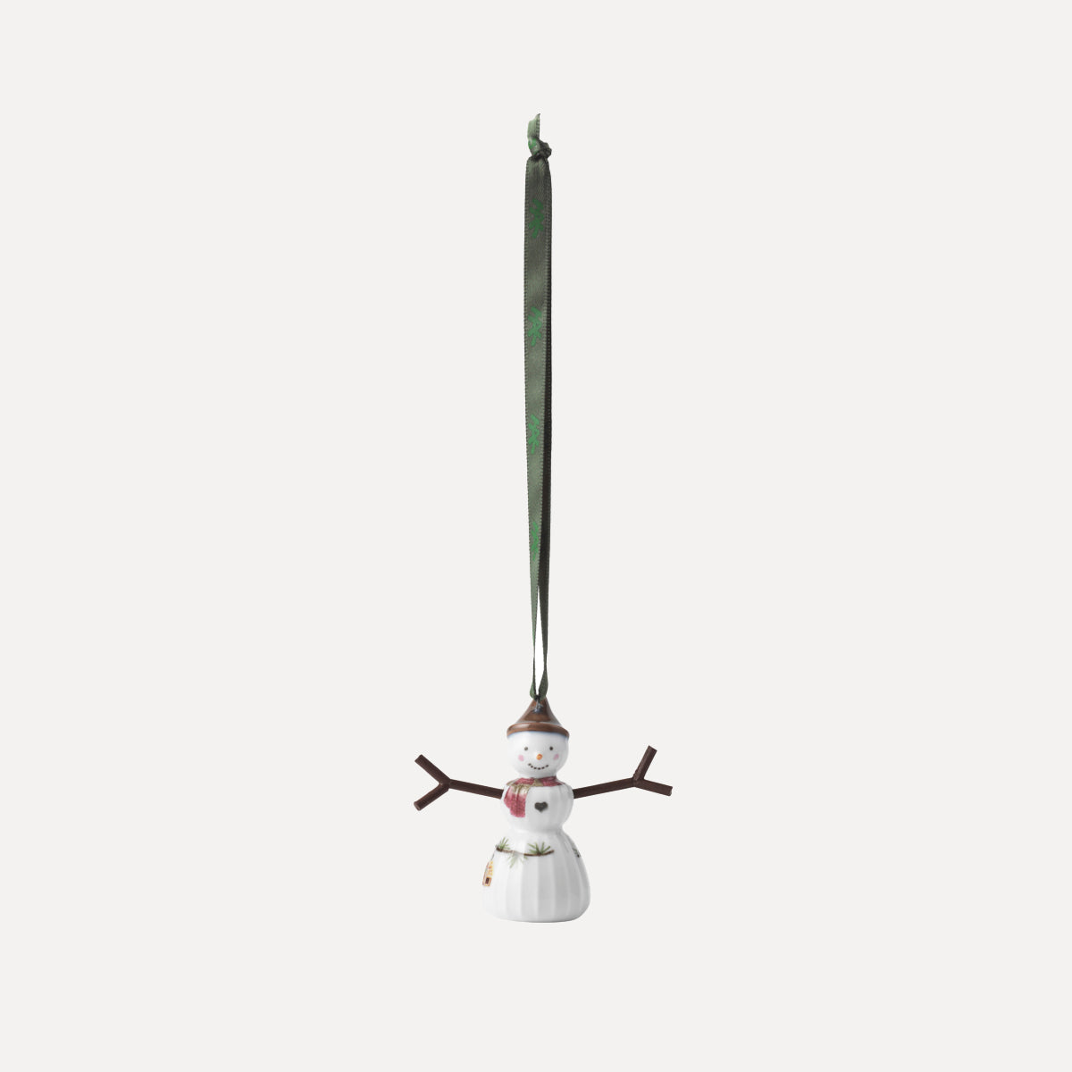 Hammershøi Schneemädchen Anhänger - weiß