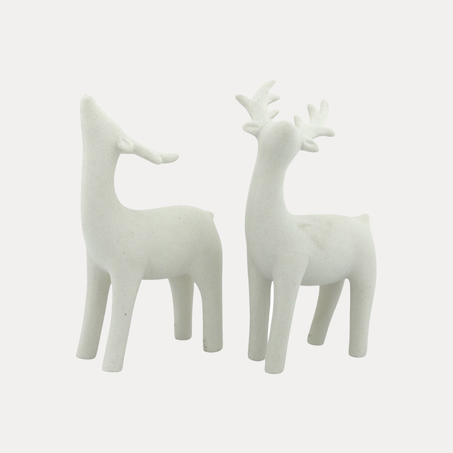 Rentiere 2er Set - weiß