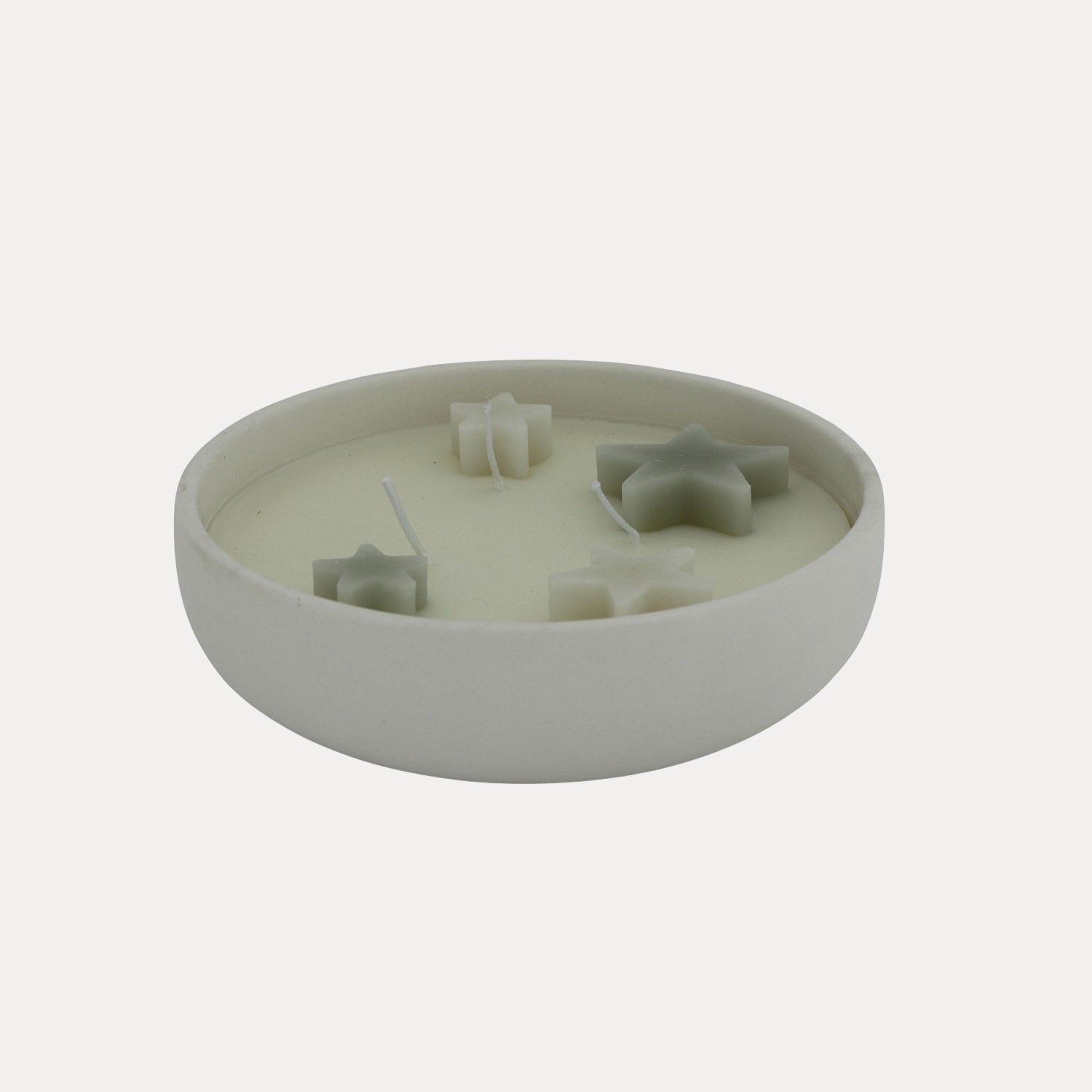 Kerzenschale Star - greige