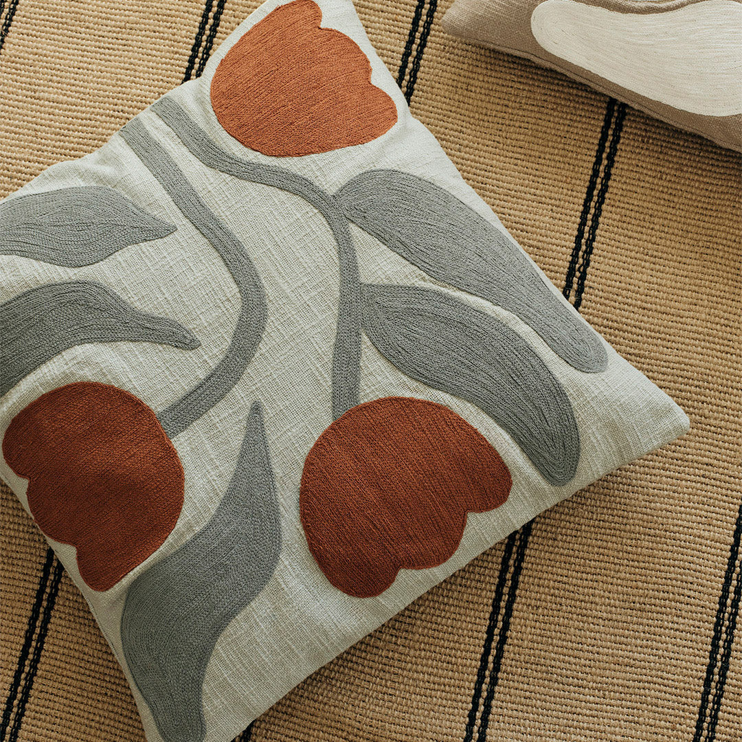 Kissenbezug Dora - Sage / Mocha Bisque