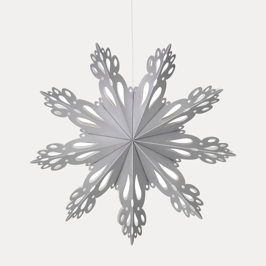 Weihnachtsstern Snowflake - silber
