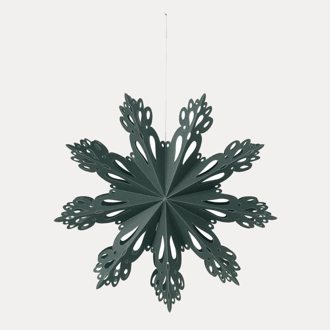 Weihnachtsstern Snowflake - deep forest