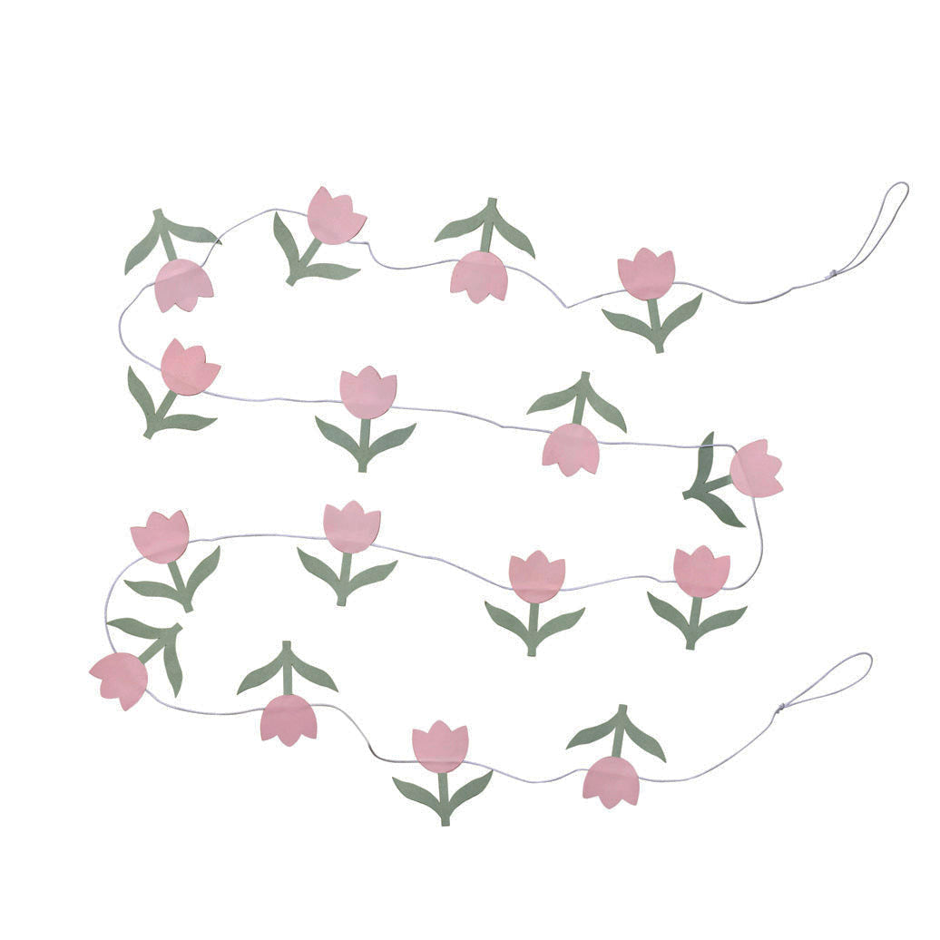 Girlande Tulpen - rosa