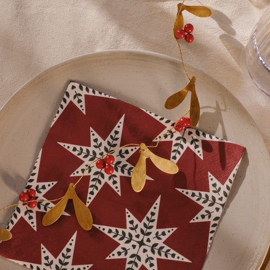 Girlande Mistleotoe - Deep Red