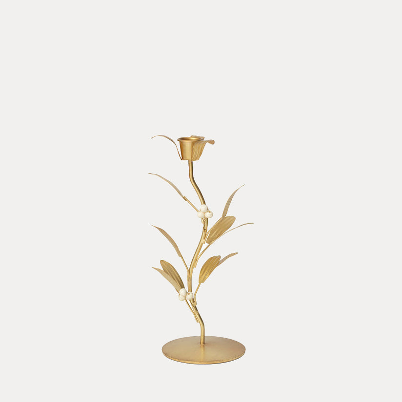 Kerzenhalter Mistletoe - brass finish