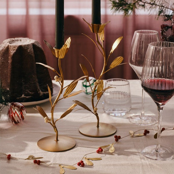 Kerzenhalter Mistletoe - brass finish