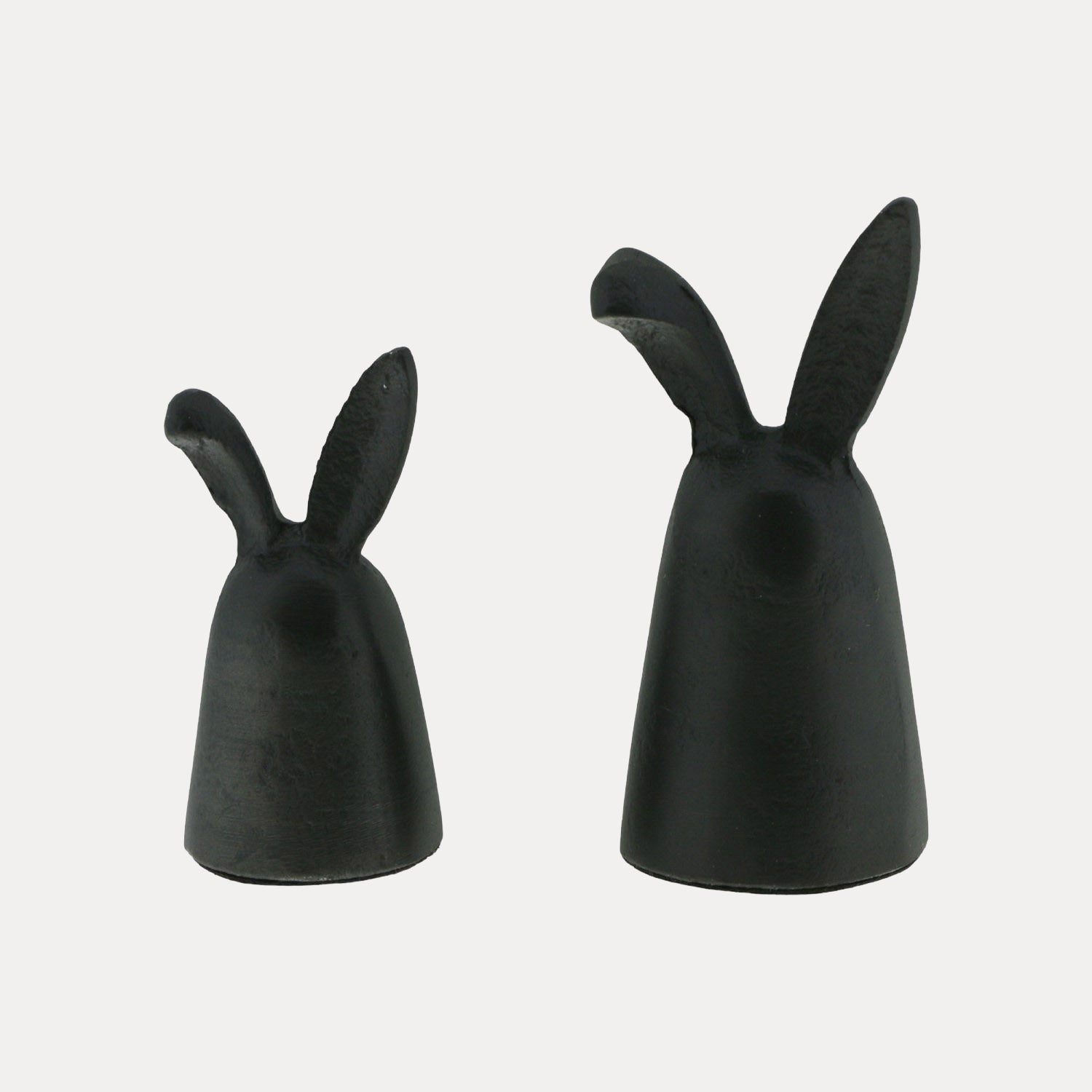Dekofigur Bunny 2er Set - schwarz