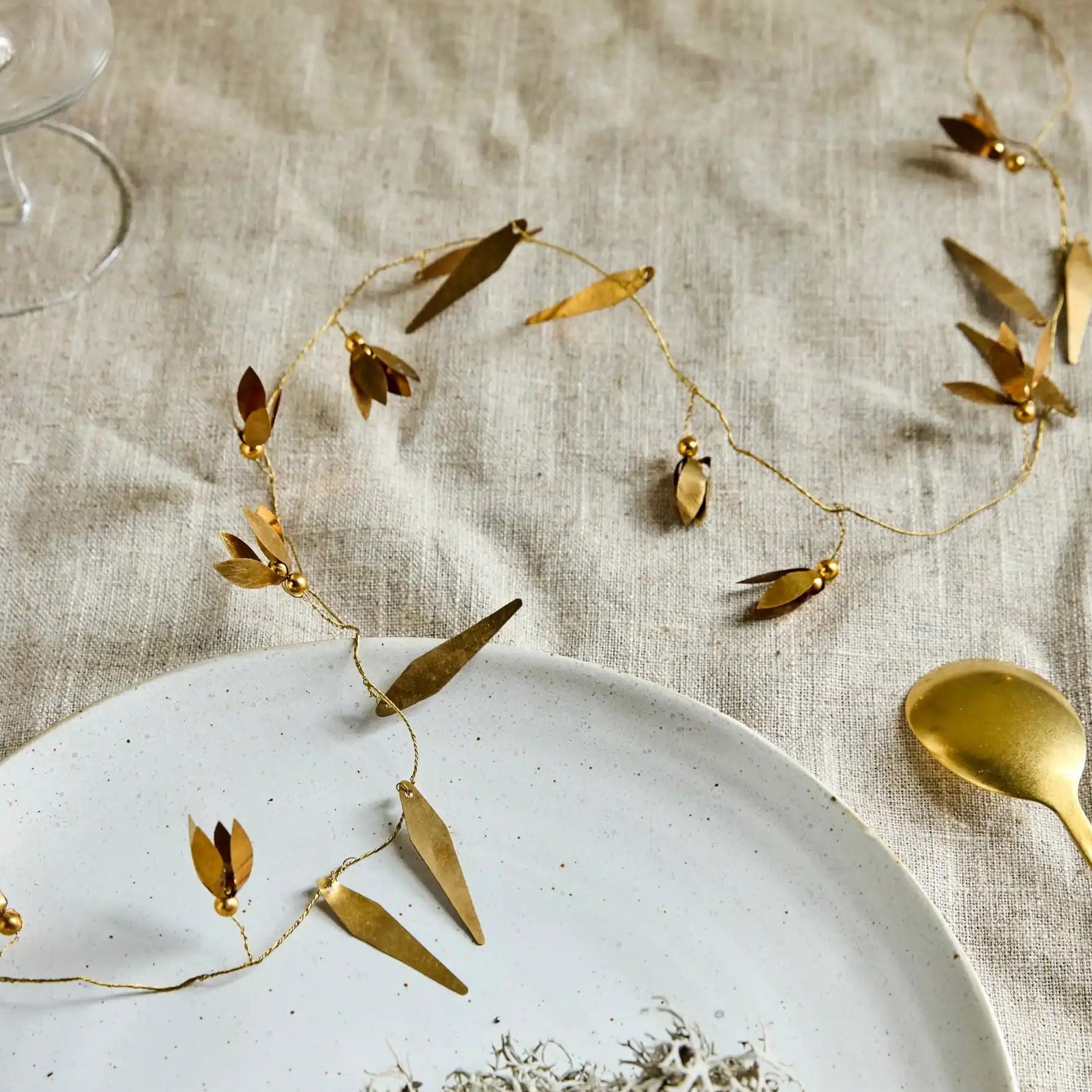 Girlande Snowdrop - gold