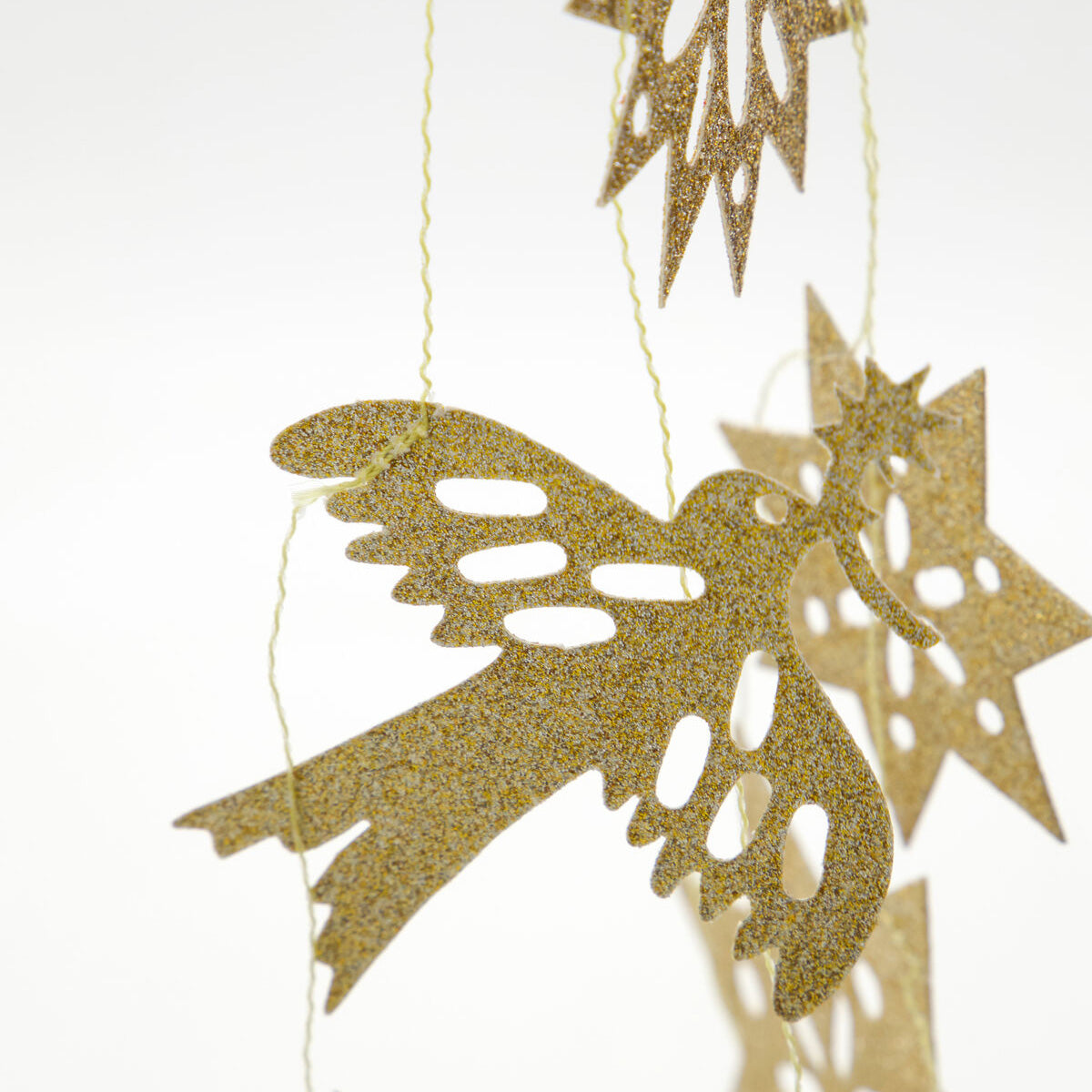 Girlande Figure - champagner