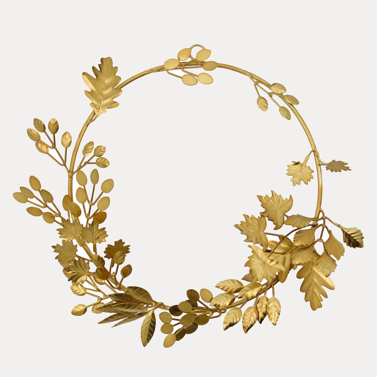 Weihnachtsdeko Kranz Mix - antique gold
